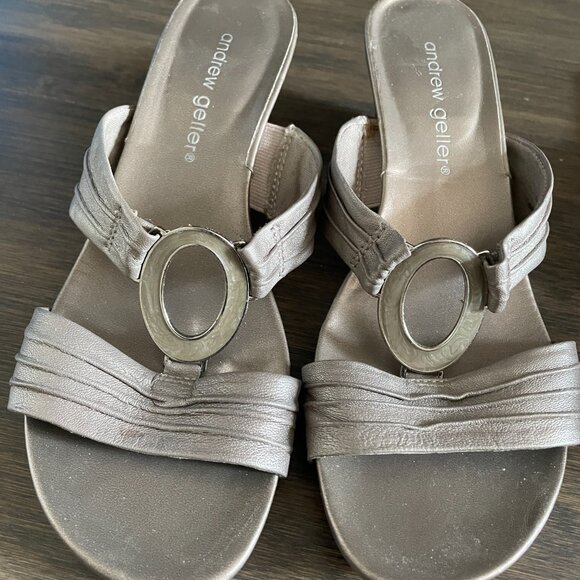 Andrew Geller Wedge sandal size 6.5 - Picture 1 of 3